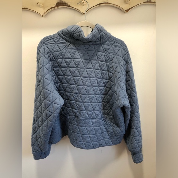 NWT BiBi Blue Quilted Soft Boutique Jacket - Picture 3 of 8